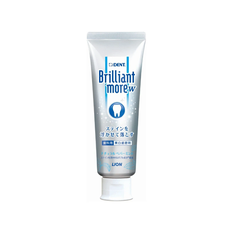 ライオン DENT. ブリリアントモア ダブル ナチュラルペパーミント 90g 歯科専売品ホワイトニング