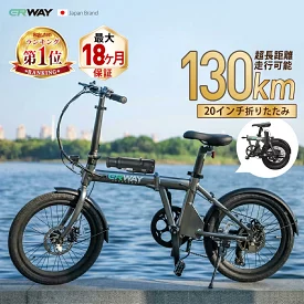 電動自転車 a01 折りたたみ 電動アシスト自転車 erway 自転車 電気自転車 パワフル 5段階アシスト搭載